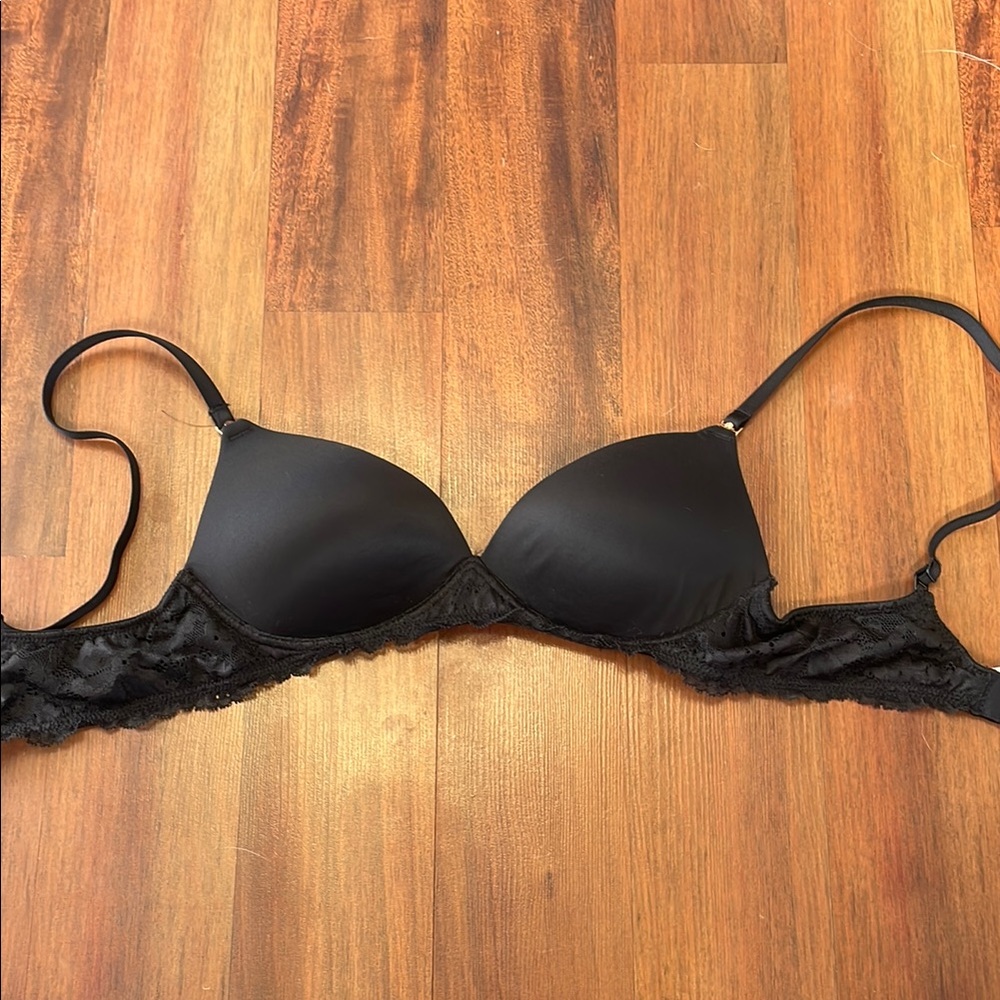 Victoria's Secret Black Lace Maternity Bra